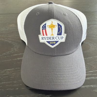 New Era L/XL 2018 USA Ryder Cup Grey/White Stretch Fit Golf Hat Cap