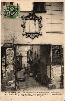 CPA PARIS 4e 38, tue des Franch-Bourgeois (1394444)
