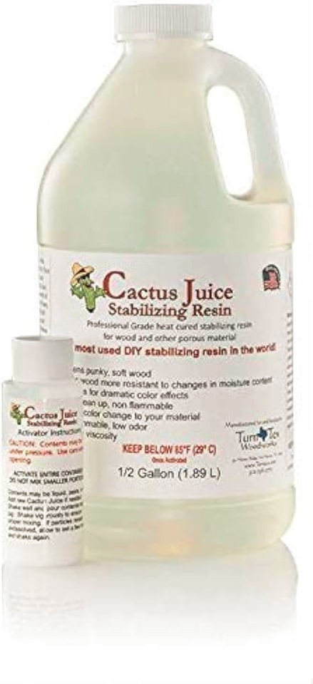 Cactus Juice Stabilizing Resin for Woodworking-1/2 Gallon  Free US Shipping