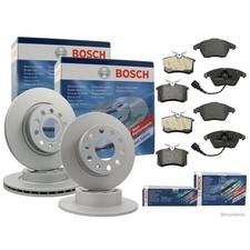Bosch Bremsenset vorne + hinten Bremsscheiben + Bremsbeläge VW SKODA