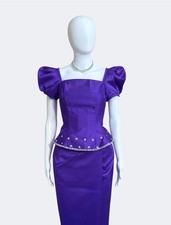 Khmer Traditional Outfit / Cambodian Clothes - 2 Piece, Khmer Shirt  Skirt