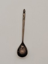 Antique Bristol Silver Co A1 Silverplate Demitasse Condiment Spoon c1900