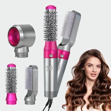 Blow Dryer Brush Set, Air Sculpt 3-In-1 Hot Air Brush Blow Dryer - Salon Blowout