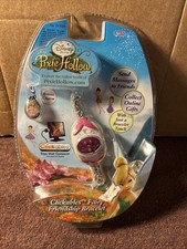 Disney Pixie Hollow Clickables Fairy Friendship Bracelet Charm NEW Pink