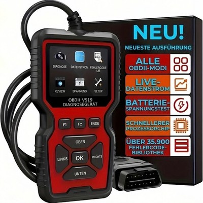 V519 Profi KFZ OBD2 Diagnosegerät Auto OBDII Scanner Fehlerauslesegerät