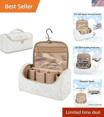 Portable Padded Storage Bag for All Dyson Airwrap Models - White Elegance