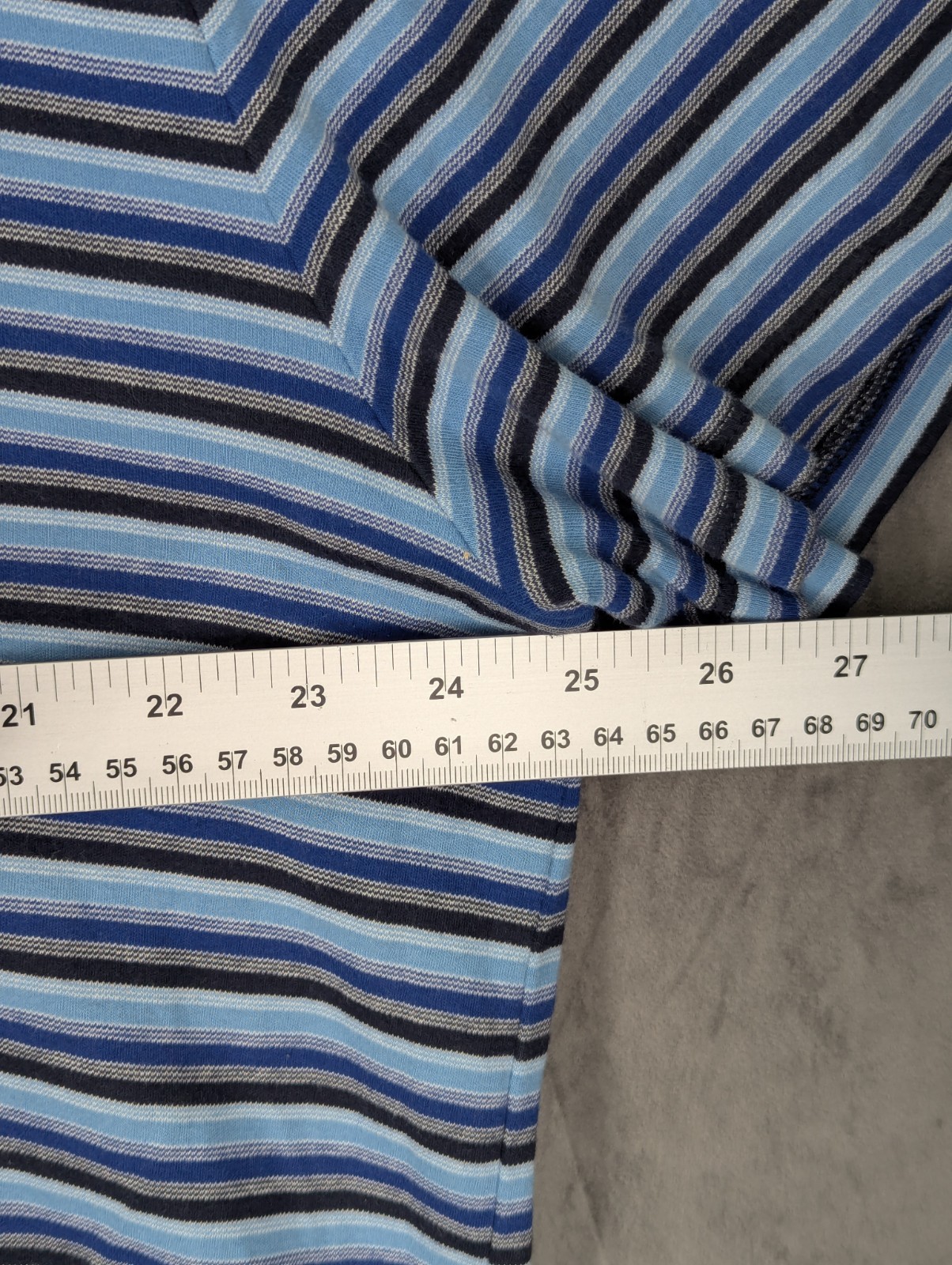 Calvin Klein Stripped Polo Shirt Men's Size 2XL XXL 100% Cotton Short Sleeve image 10