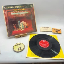 Brahms, Reiner, Chicago Symphony- Symphony No. 3 EX/VG Ultrasonic Clean Vinyl R