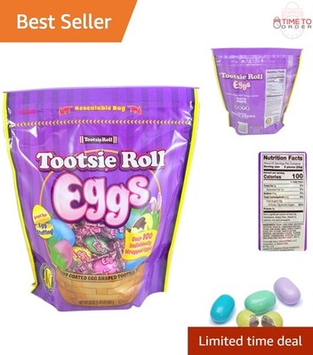 Candy Coated Egg Shaped Candies 23 oz Resealable Bag Gluten Free Easter