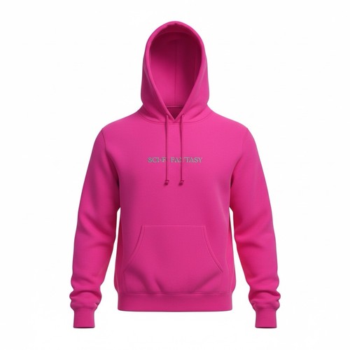 Sci-Fi Fantasy Rare Logo Hoodie Pink Size Large New With Tags