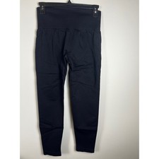 Halara Black Seamless High Waist Butt Cinch 7/8 Length Leggings Women Size L NWT