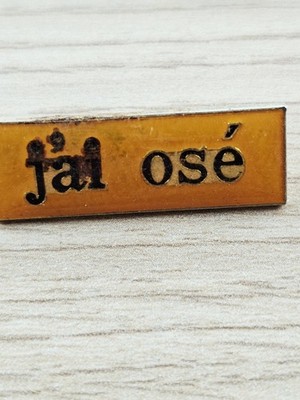 pins pins platte vintage mit beschriftung ich habe es gewagt