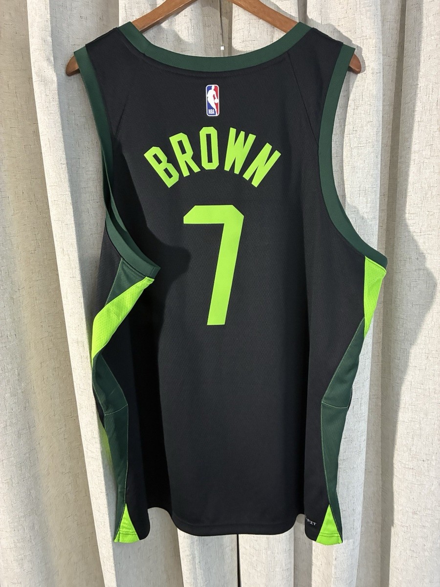 Nike Boston Celtics Jaylen Brown City Edition Swingman Jersey Mens