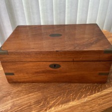 Antique Victorian Walnut Writing Slope