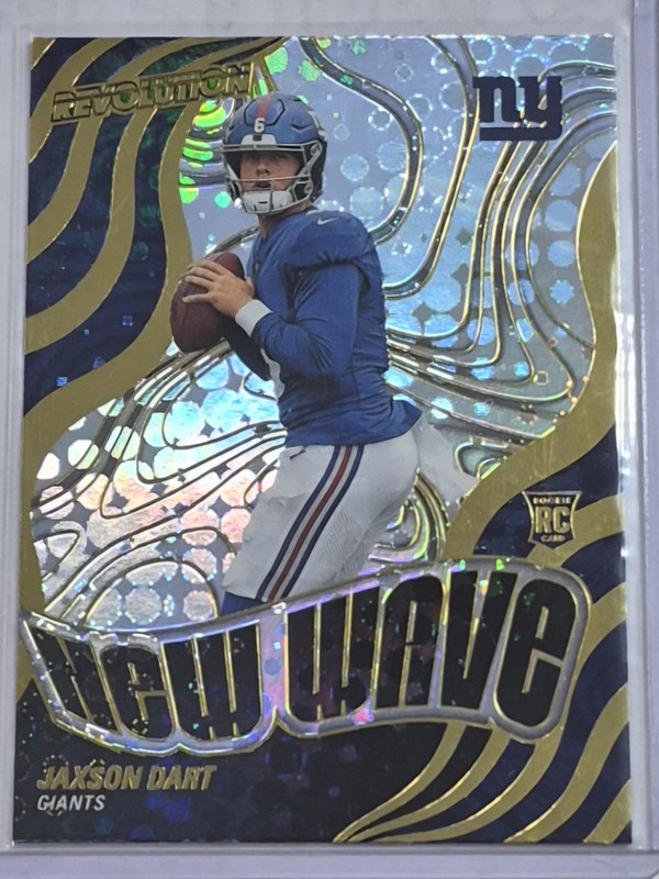 Panini 2025 Revolution Jaxson Dart New York Giants Rookie Insert Card #1
