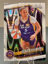 2025 Panini WNBA Prizm White Seismic Prizm #39 Dearica Hamby Los Angeles Sparks