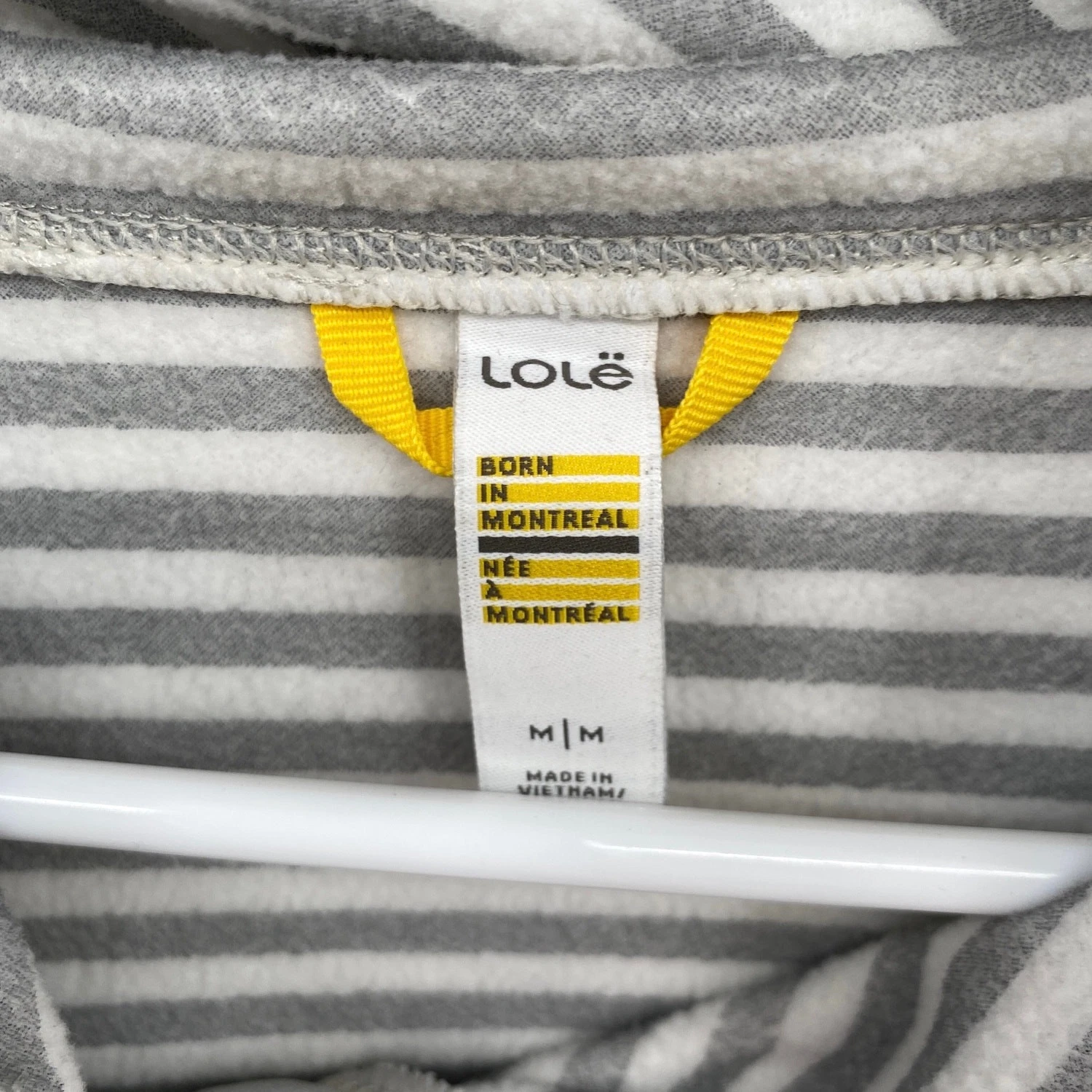 lole esma athletic workout stripe hoodie