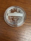 1997 Botanic Garden Commemorative Proof Silver Dollar with Box & Cert — photo 4