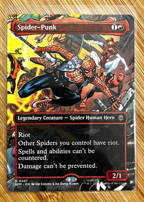 MTG - Spider-Man - Spider-Punk Borderless - Rare 0207