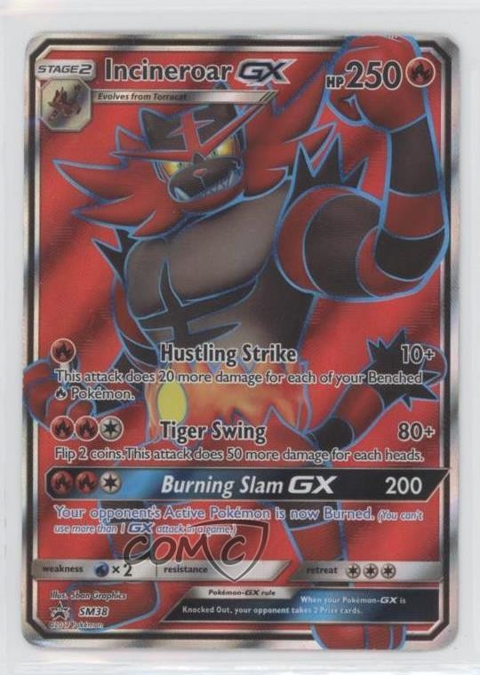 Incineroar GX Pokemon Sun & Moon Black Star Promo #SM38