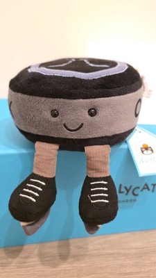 Jellycat Amuseables Sports Eishockey Puck *RETIRED* Neu mit Etikett - *selten, schwer zu finden*