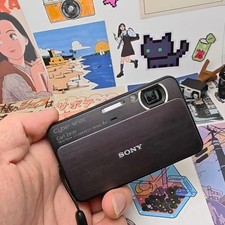 Black SONY Cyber Shot DSC-T99 CCD 14.1MP 4x Optical Zoom Digital Camera English