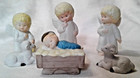 Vintage Christmas Around the World 6-pc Ceramic Nativity Set #54-722-Orig Box — photo 2