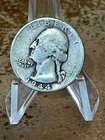1944-P Washington 90% Silver 25c- Circulated # NR11