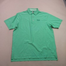Footjoy Shirt Mens Large Short Sleeve Golf Polo Lightweight Green Outdoors