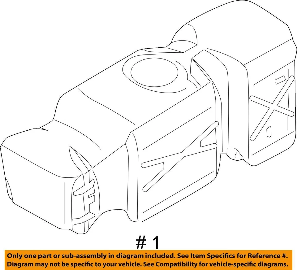 (LOCAL PICKUP ONLY) Fuel Tank 32 Gallon Fits 13-23 DODGE 2500 PICKUP 2032127 - Image 4 of 4