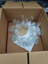 Vintage MCM 18-Cluster Glass Bud Vase Plant Propagation Station