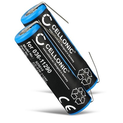 2x Ersatz Akku für Philips Norelco RQ1290 Norelco RQ1280 750mAh