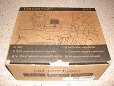 NEW 48V Golf Cart Heater, 400W Electric Carbon Fiber Heater Hardwired to Battery