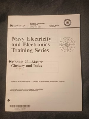 Navy Electricity and Electronics Training Series Module 20 Glossary Index