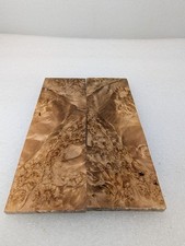 Bookmatched Stabilized Maple Burl Knife Blank Set 6x2x0.25 