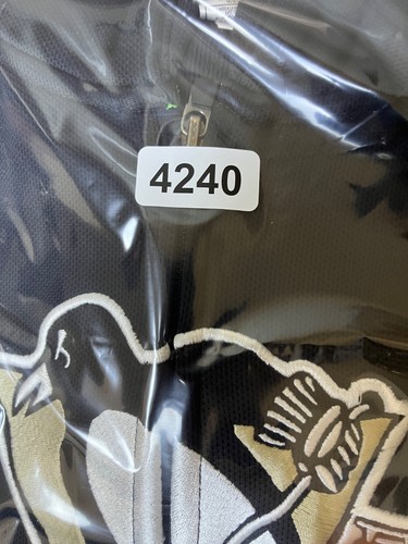 Reebok Pittsburgh Penguins Center Ice Full Zip Jacket Mens Large Black Embroider - Picture 9 of 9
