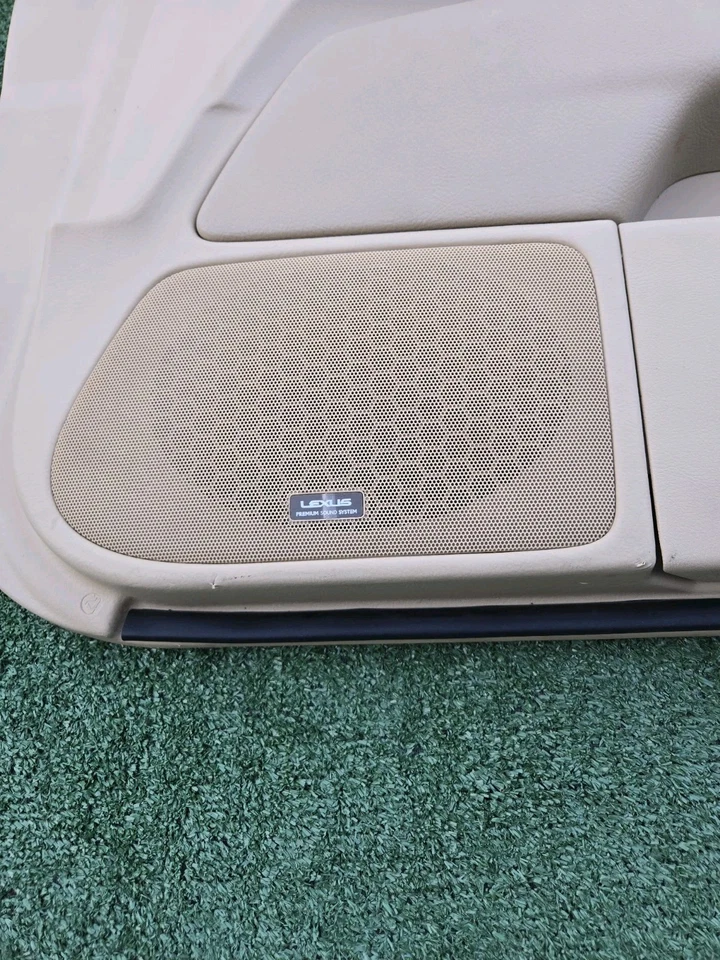 07-09 Lexus LS460 Panel de puerta interior del lado del pasajero delantero derecho beige OEM 2007 Foto 4 de 4