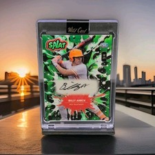 Wild Card Splat Billy Amick Autographed Rookie Serial Numbered 3/4 Baseball 2024
