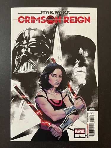 STAR WARS: CRIMSON REIGN #1 *NM OR BETTER!* (MARVEL, 2022)  2ND PRINT!  YU COVER
