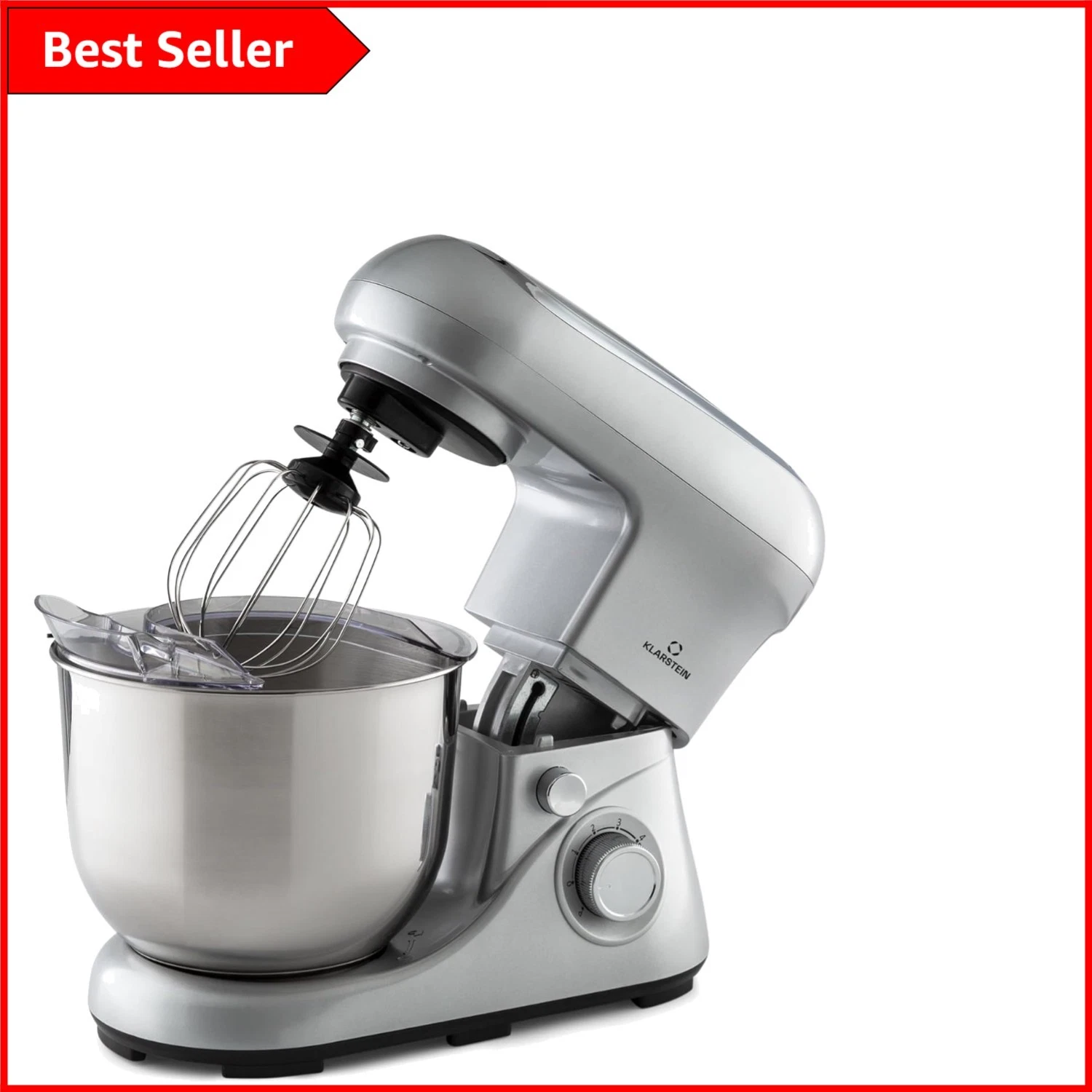 Professional 1300W Stand Mixer with 5L Bowl, 6 Speeds & Planetary Action