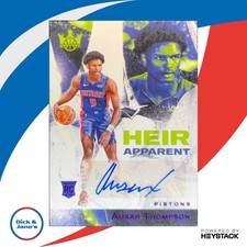 2023-24 Court Kings Ausar Thompson Heir Apparent Violet 36/49 RC Auto Detroit