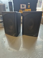 Phillips 8 Ohm 15w Pair Speakers Black Tested & Working