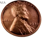 1929-S Lincoln Wheat Penny Cent ~ Gem BU (red)