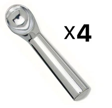 Norpro Antifreeze Ice Cream Scoop Spoon Aluminum Alloy Sealed Fluid (4-Pack)