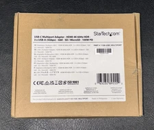 New, StarTech 115B-USBC-MULTIPORT, USB C Multiport Adapter, HDMI 4K 60Hz HDR