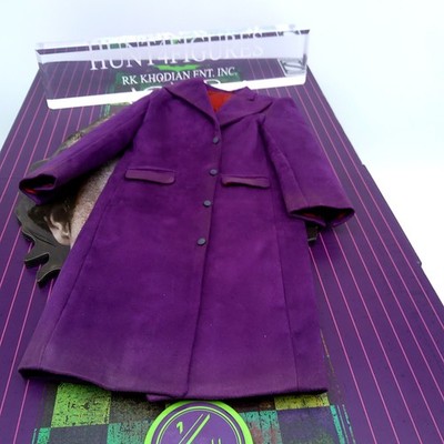 Hot Toys QS010 TDKR Batman 1/4 Joker Ledger Figure's Long Purple Coat Must Read 