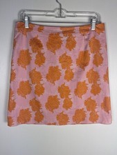 Vineyard Vines Margot Skirt Pink Orange Size 8