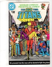 DC Comics The New Teen Titans Keebler Company Presidents Drug Awareness VF+