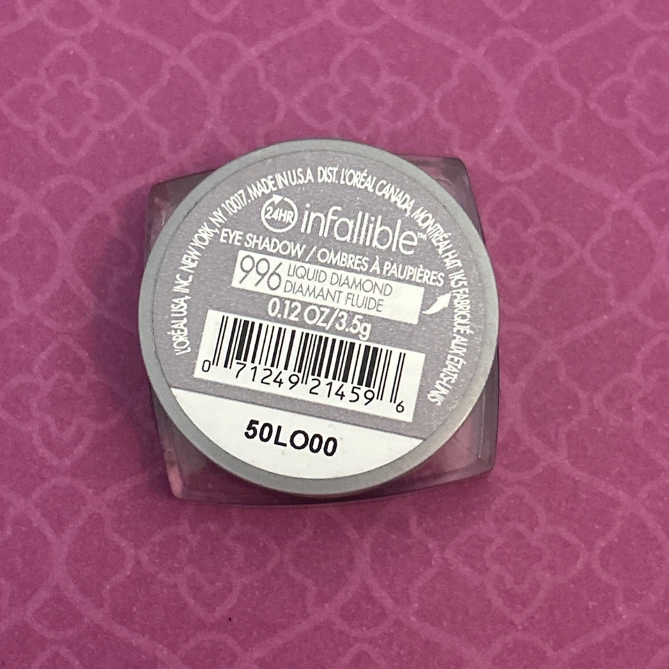 Sombra L'Oréal Infallible 996 Liquid Diamond 50LO00 - Imagem 3 de 4