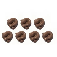5/7/10PCS Soft  Sticky Rubber Realistic Fake Poo Waste Turd Prank Poop Joke Fun